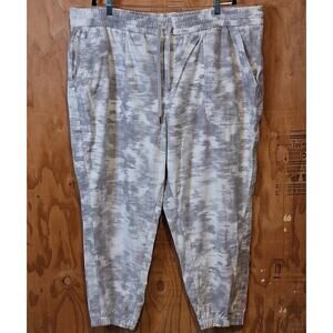 Athleta Farallon Printed Jogger Womens 26 Athleisure Activewear Loungewear Comfy